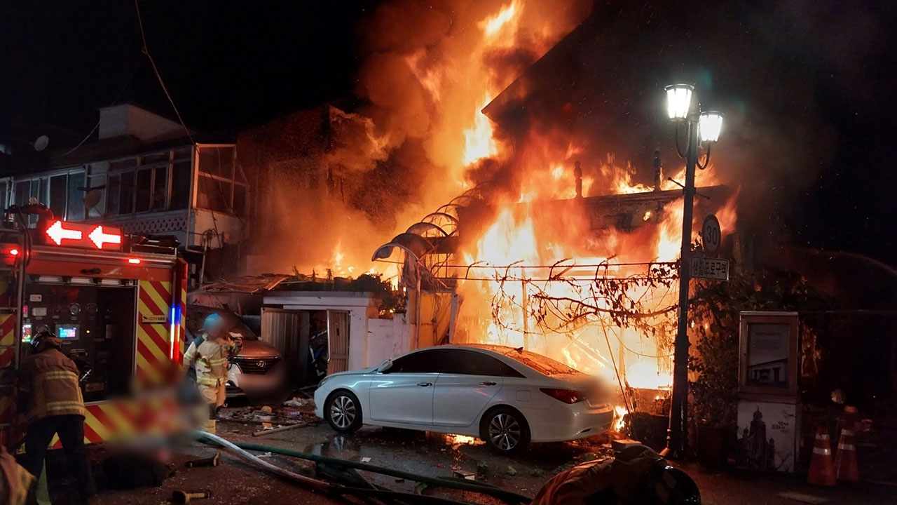 인천 중구 상가주택서 불‥2명 부상