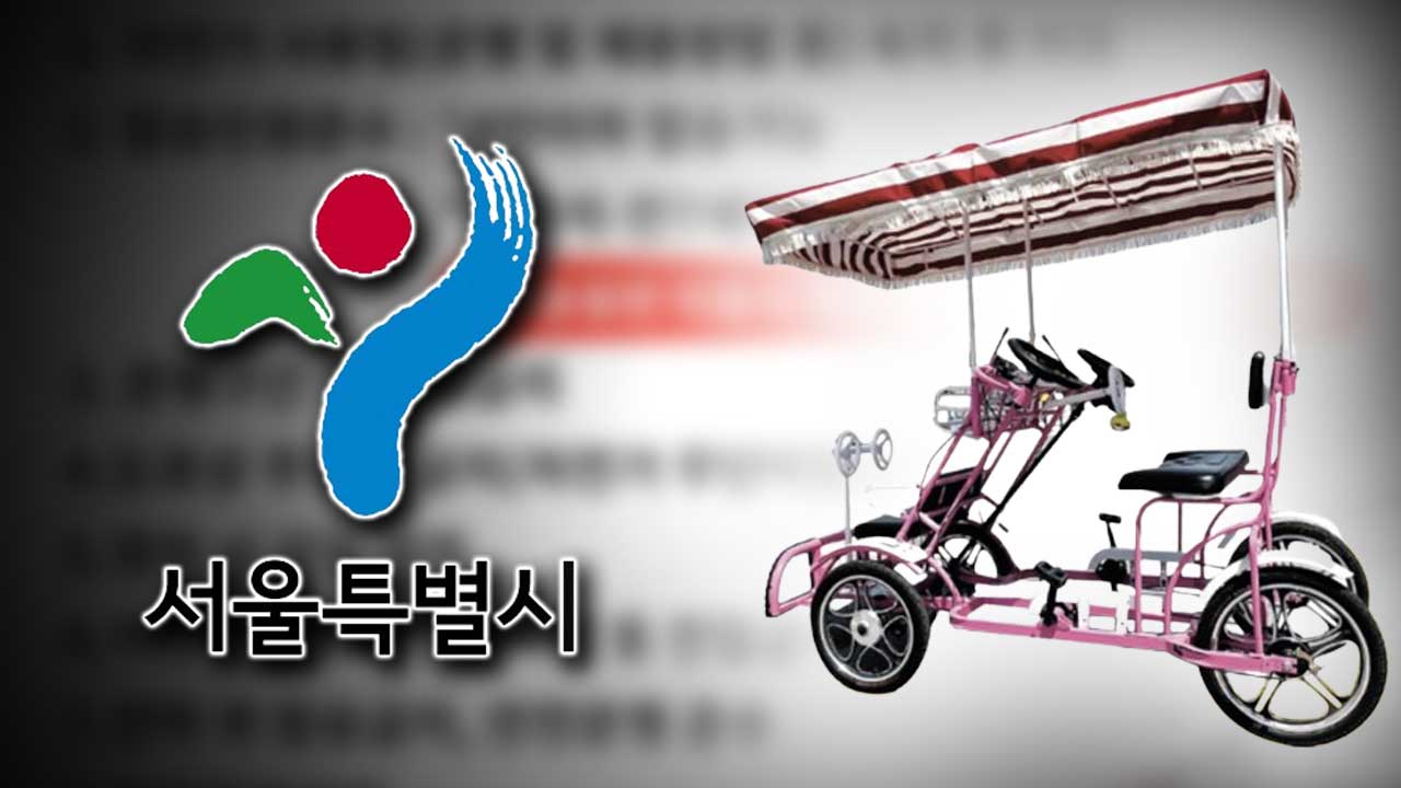 서울시, 4인승 자전거 안전대책 가동‥운행구간 제한·대수 절반으로