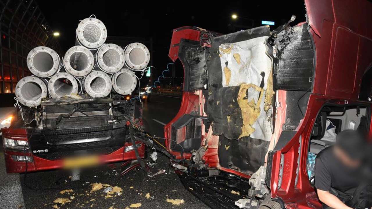 서울 금천구 서부간선도로서 추돌 사고‥2명 경상