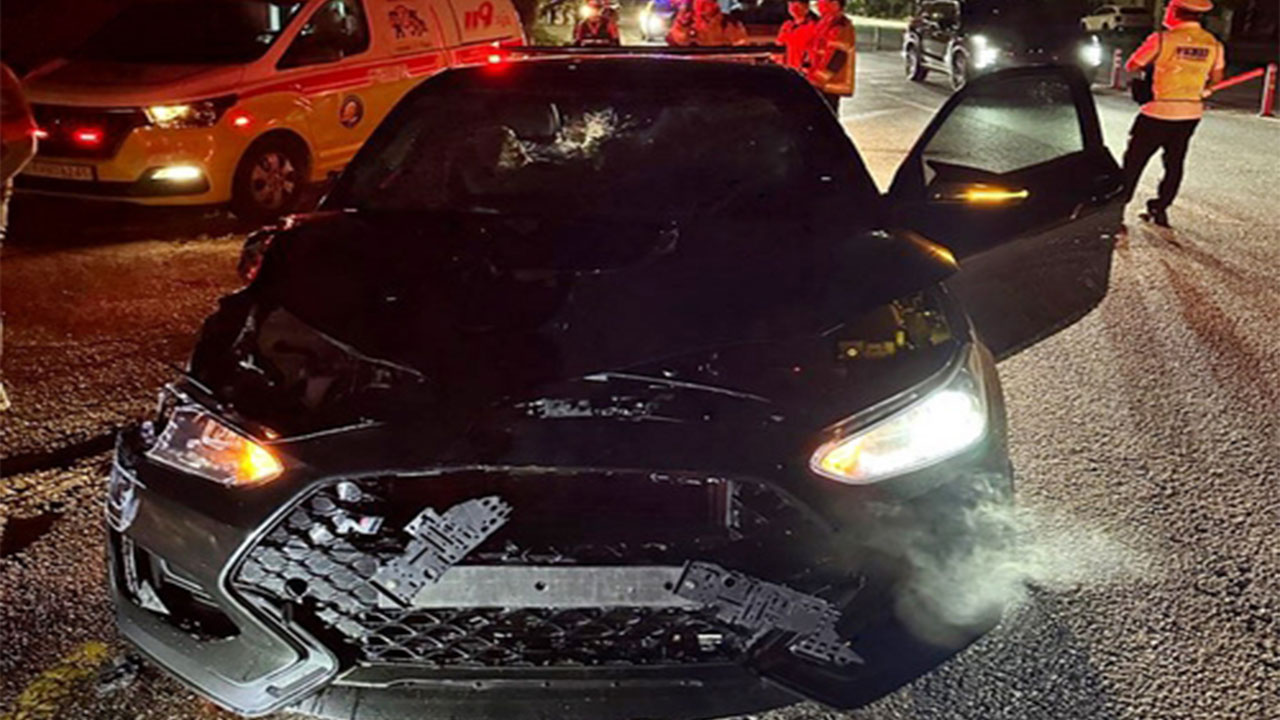 '도심 폭주' 작업자 치어 숨지게 한 혐의 20대 운전자 구속