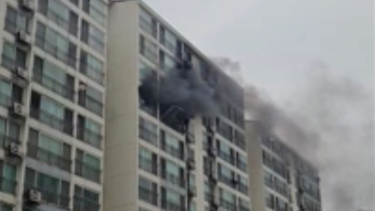 경기 평택 포승읍 아파트에서 불‥5명 부상·38명 대피