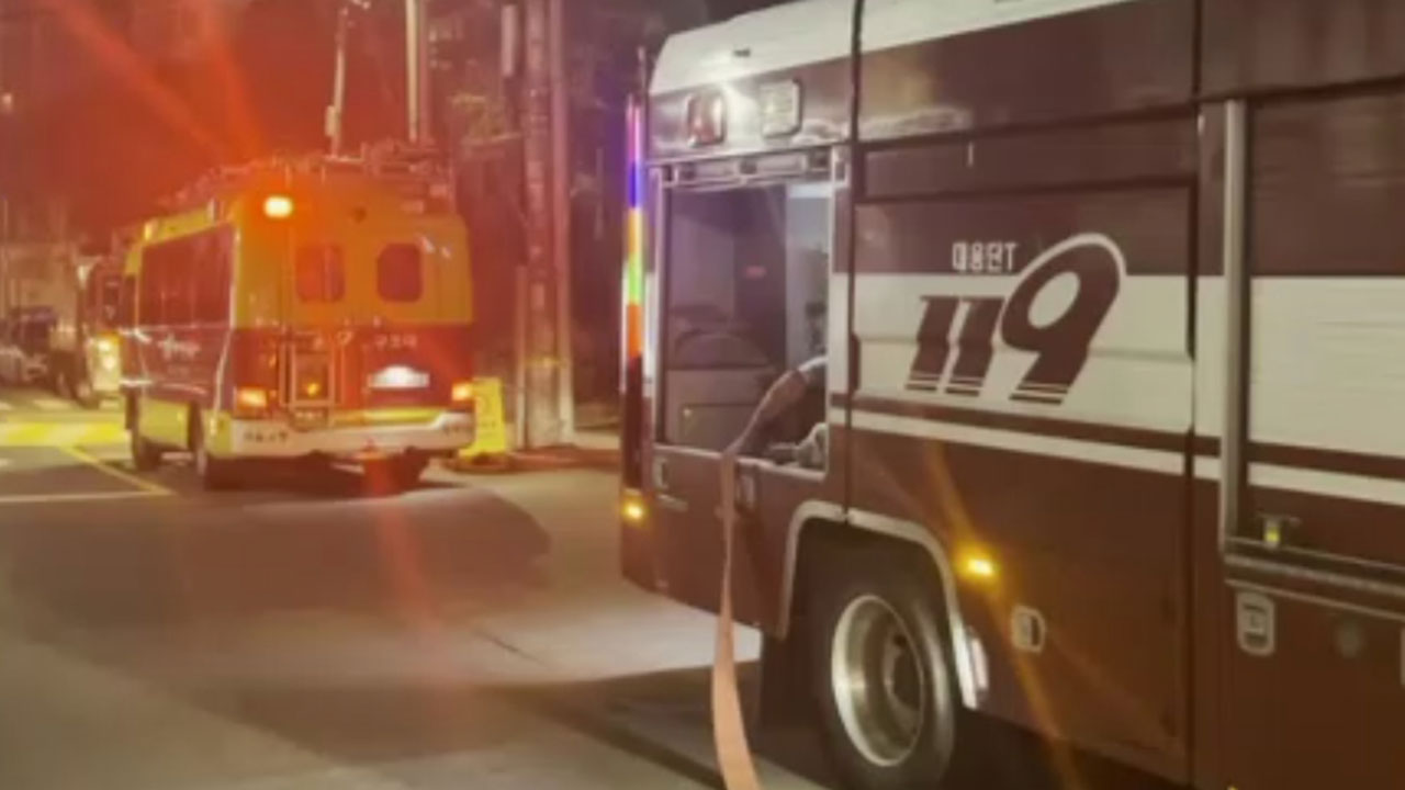 서울 강서구 염창동 오피스텔 전기 설비에서 불‥인명 피해 없어