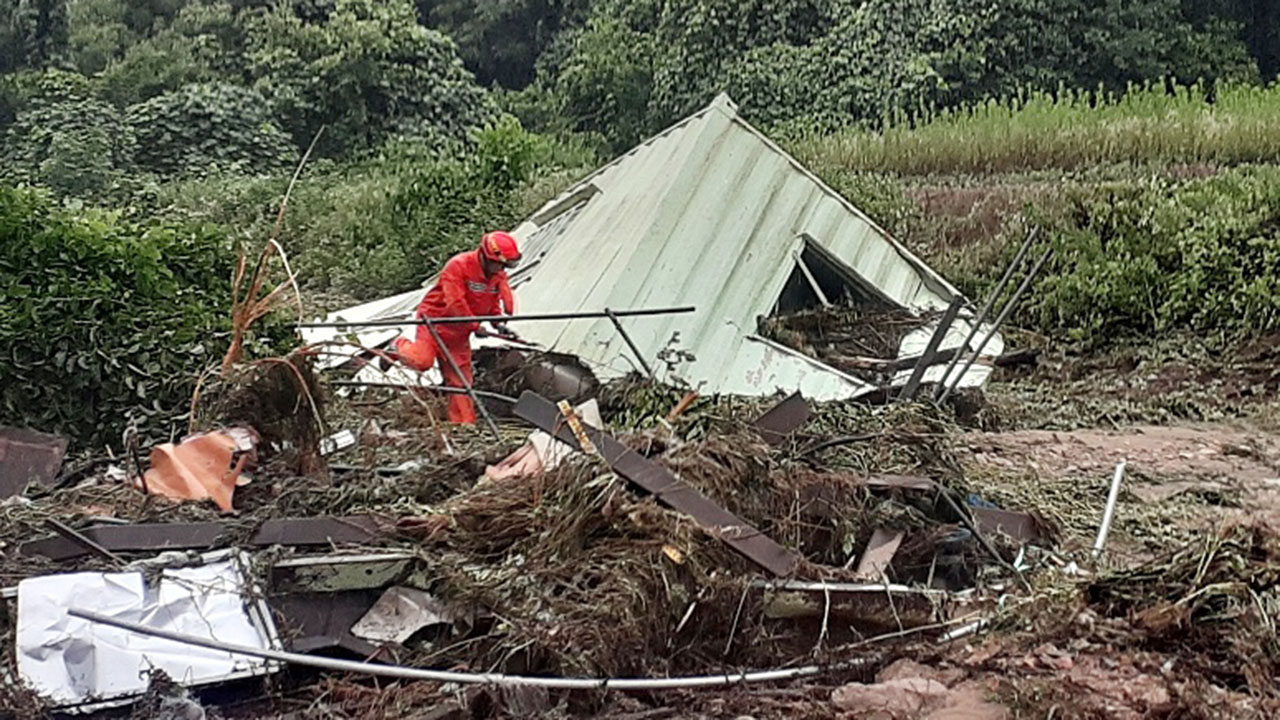 122mm 폭우 충북 영동서 저수지 넘쳐‥1명 실종