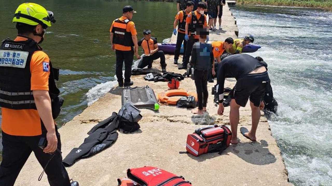 강원 홍천강서 실종된 4세 아동 발견‥치료 중