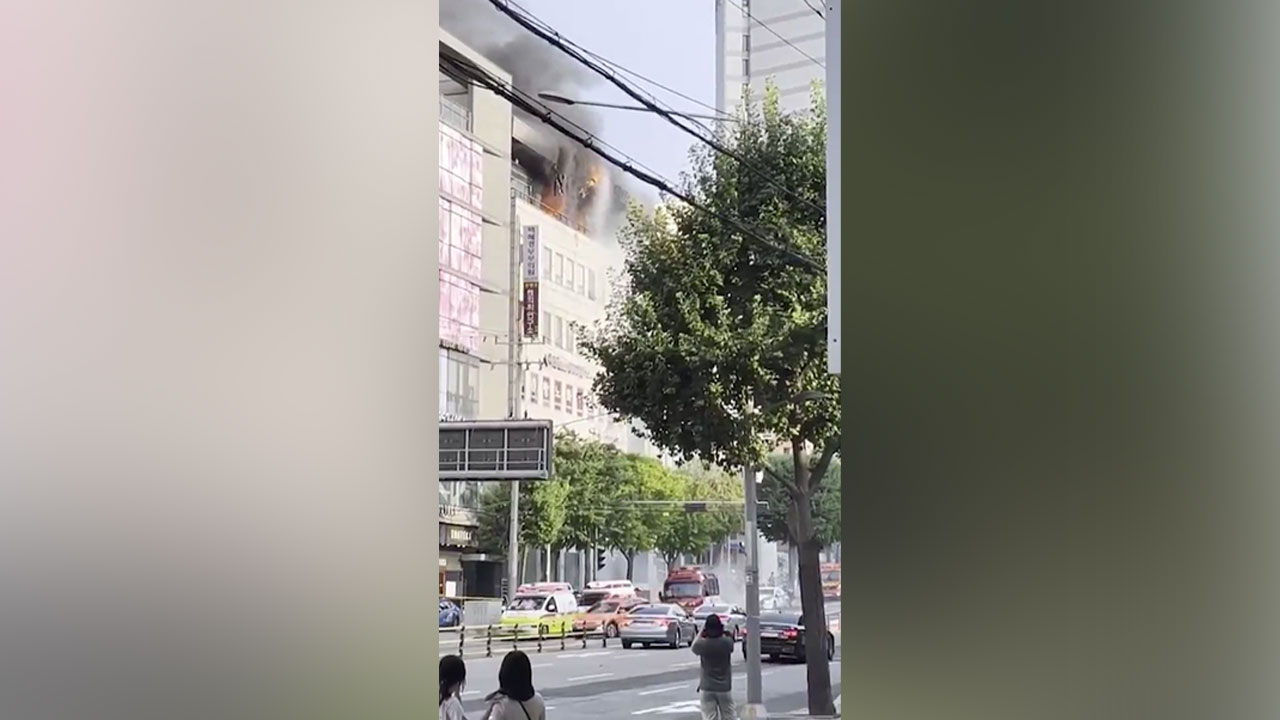 강남 신사동 병원서 불‥1시간 50분 만에 진화