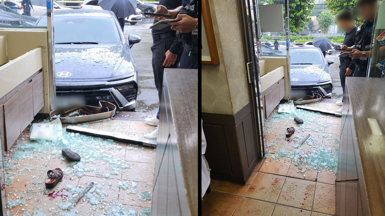 서울 관악구 음식점으로 차량 돌진‥손님 2명 부상