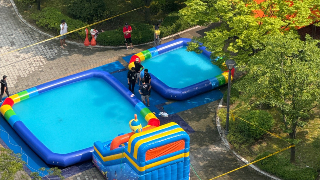 [단독] 경기 화성시 아파트 간이 수영장서 8살 어린이 다쳐 중태