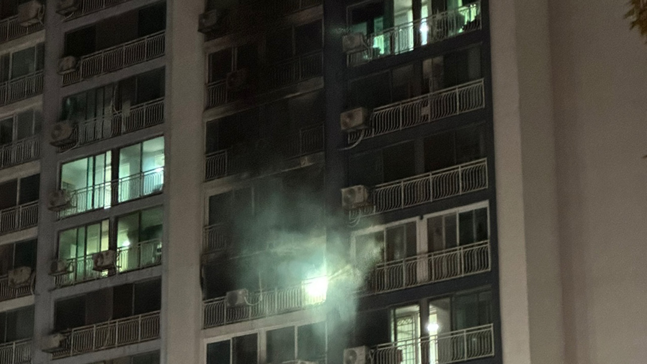 경기 고양시 아파트서 불‥13명 연기 흡입