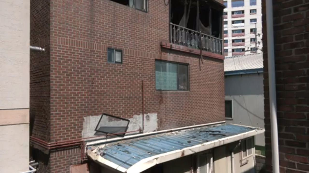 수원 3층 상가 건물서 불‥손자가 구출한 90대 할머니 숨져