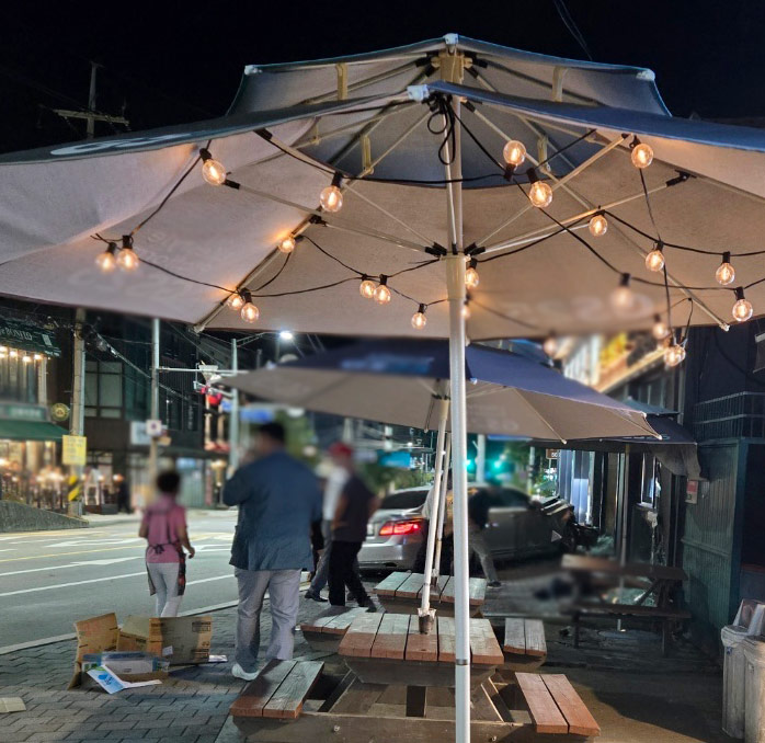 [단독] 회식하고 음주운전하다 인도 돌진한 60대 검거‥1명 중상