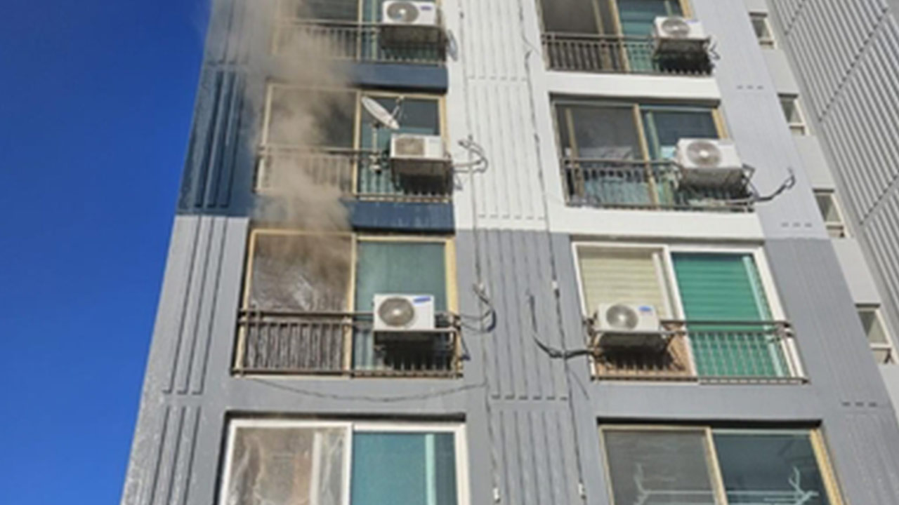 청주 운천동 아파트서 불‥1명 부상