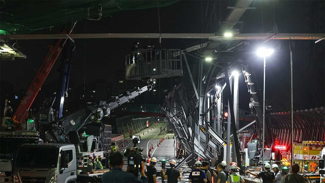 서울 노원구 동부간선도로 공사 사고 양방향 통제 8시간 만에 해제