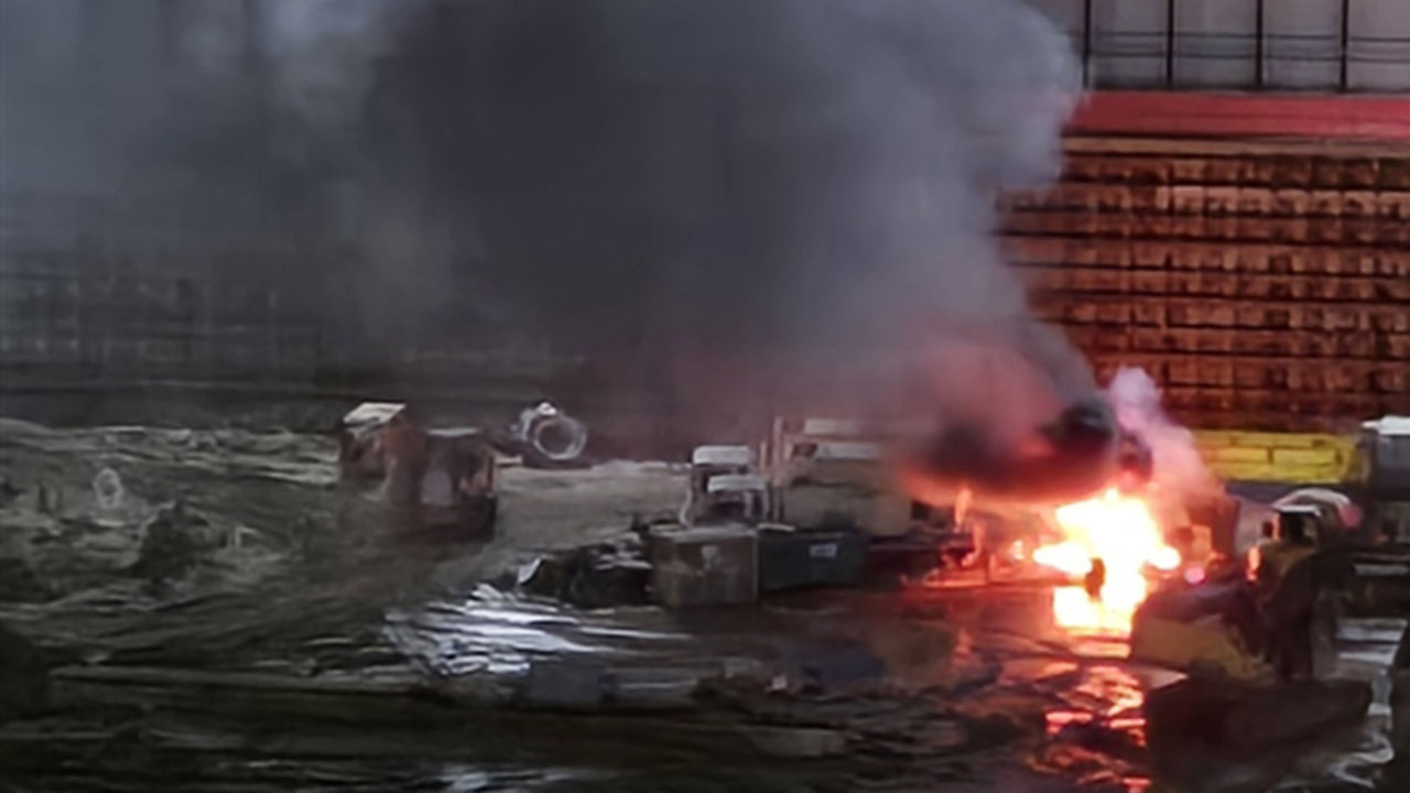 경기 안산 아파트 재건축 공사현장서 불‥인명피해 없어 