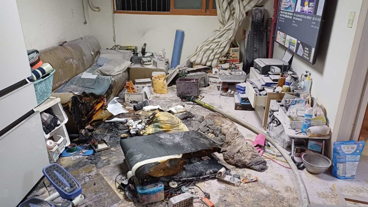 경기 부천 다세대주택서 불‥리튬배터리팩에서 발화