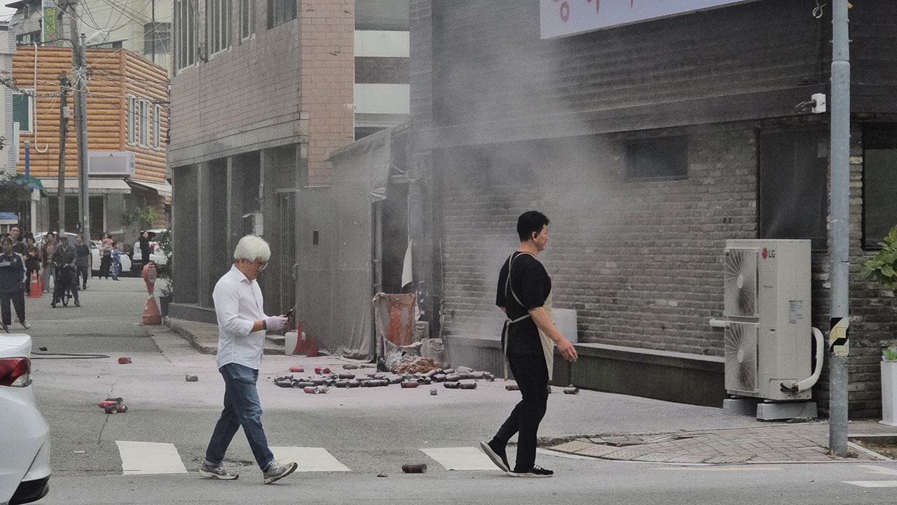 충북 청주 음식점서 부탄가스 에볼루션 바카라 직원 얼굴 화상