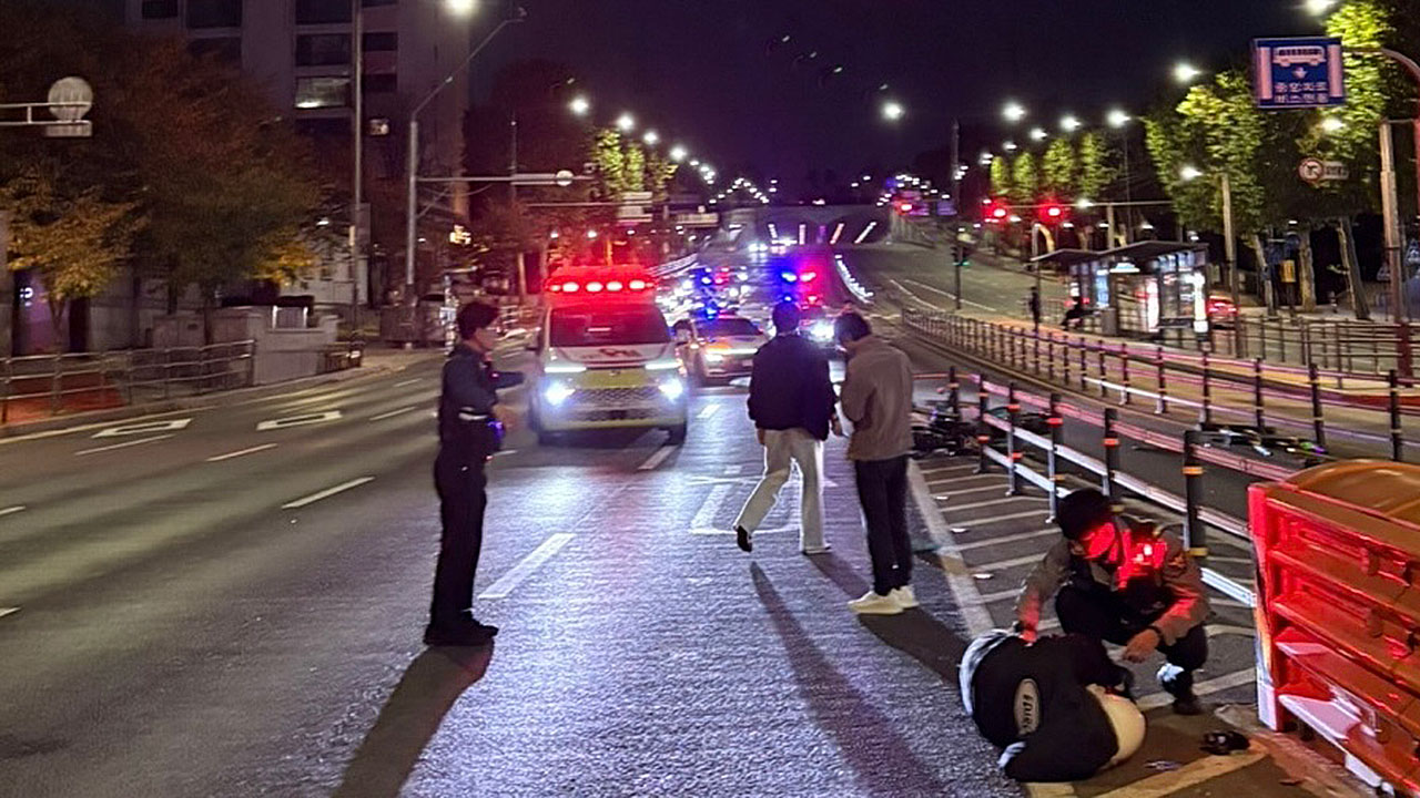'서울 광진구 승용차 뺑소니' 알고 보니 오토바이 혼자 넘어져‥운전자는 음주 상태