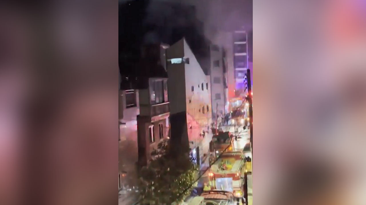 서울 강동구 성내동 다세대주택서 불‥11명 병원 이송