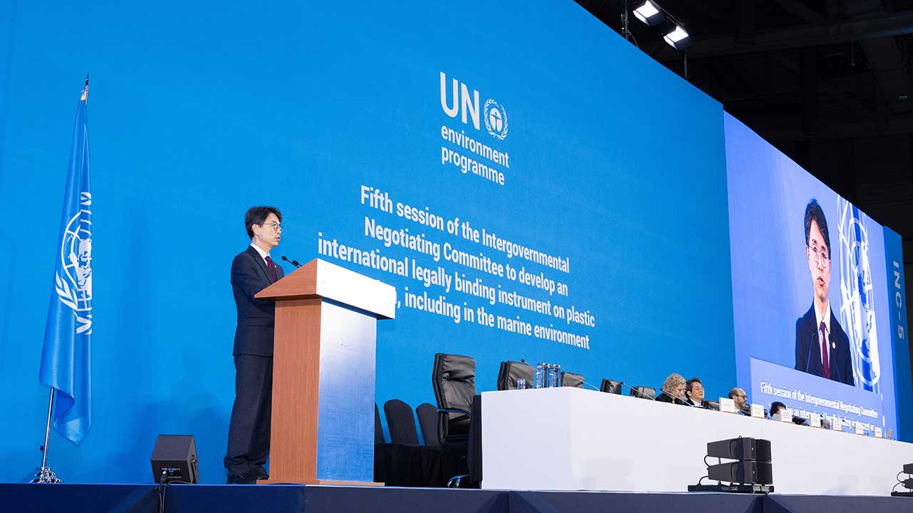 국제 플라스틱 협약 마지막 정부 간 협상위원회 부산에서 개막