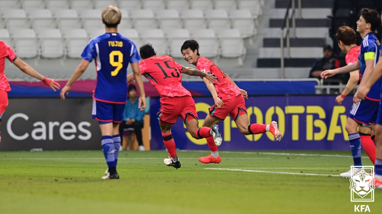 U-23 축구대표팀, 일본 꺾고 조 1위로 아시안컵 8강 진출 