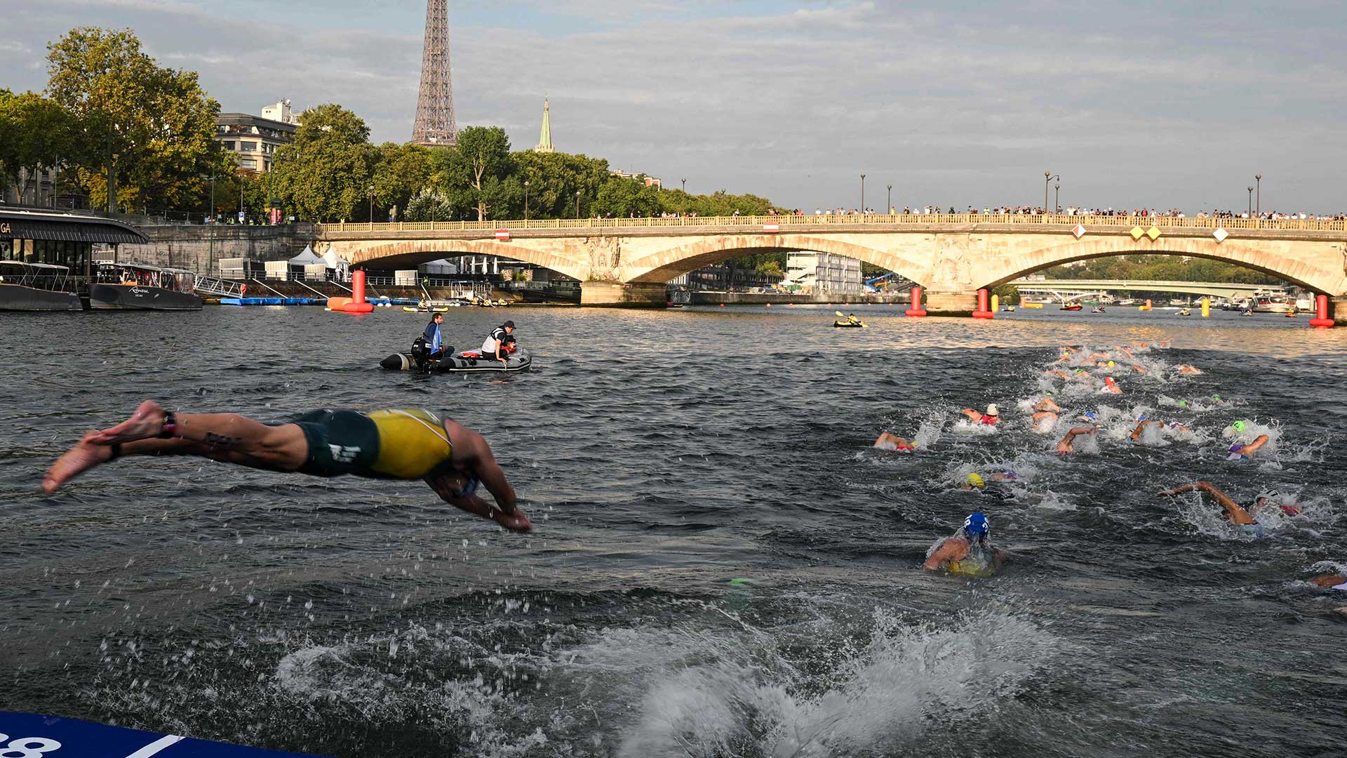 [올림픽] '센강 수영' 철인 3종 경기, 수질 문제로 경기 연기