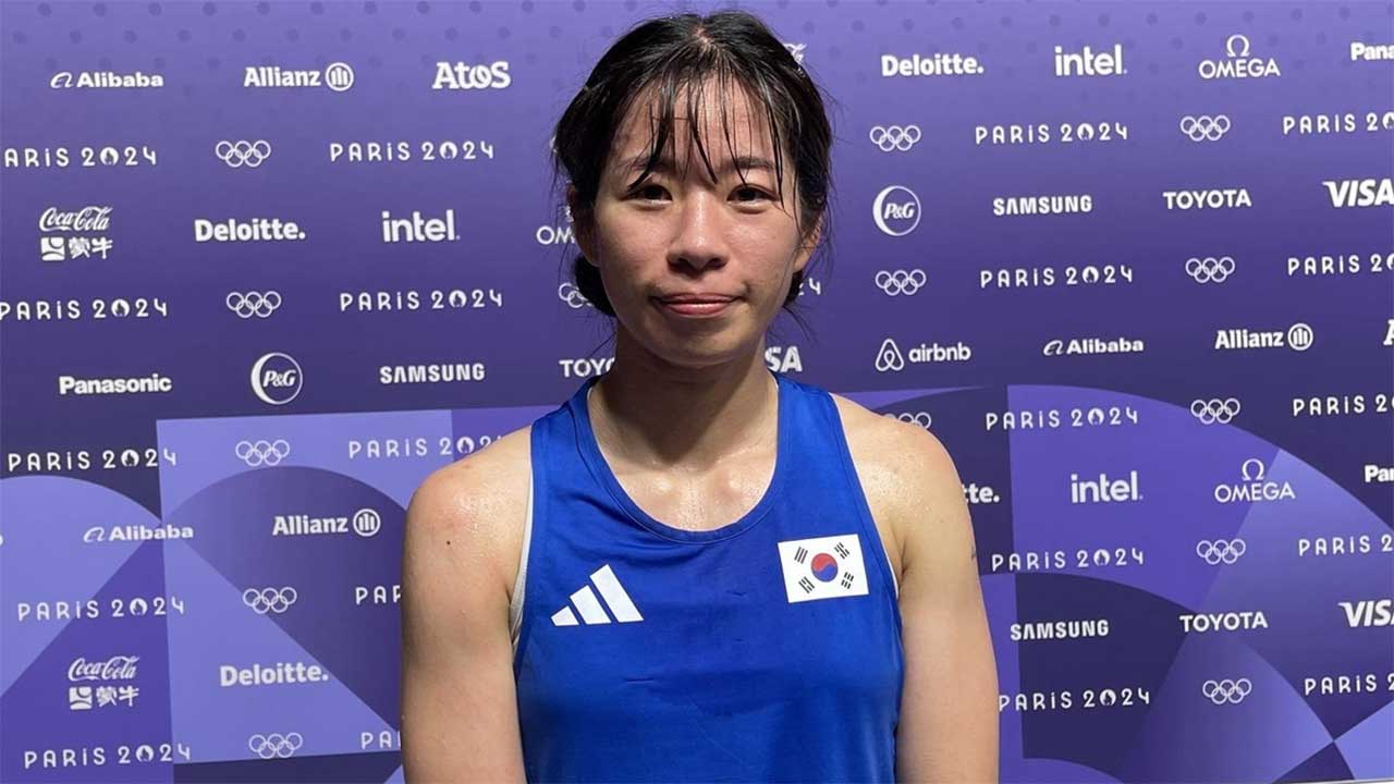 [올림픽] 복싱 임애지, 여자 54㎏급 8강 진출