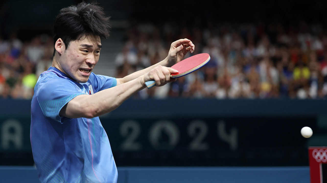 [올림픽] 탁구 장우진, 남자단식 8강서 탈락