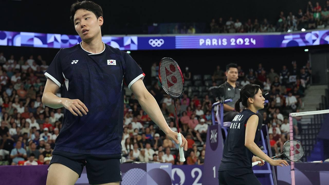 [올림픽] 배드민턴 서승재-채유정, 혼합복식 4위로 마무리