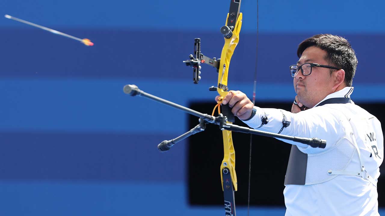 [올림픽] 김우진 양궁 남자 개인전 금메달‥한국 양궁, 올림픽 전종목 석권