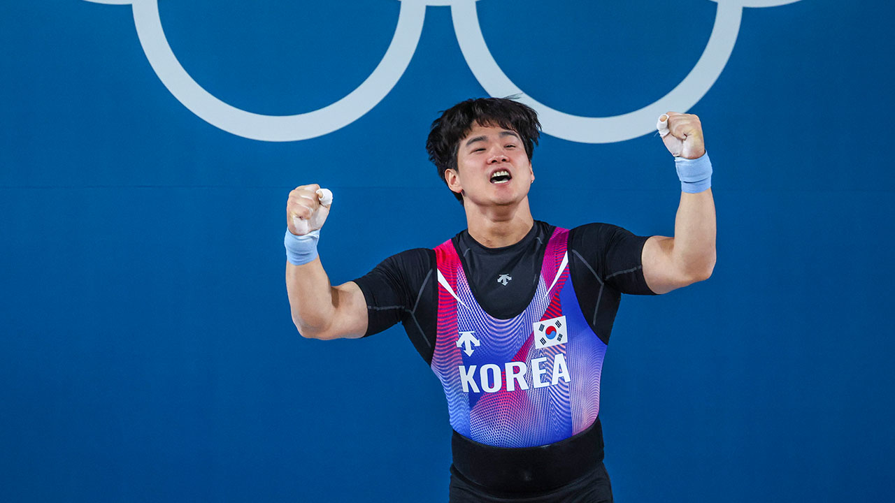 [올림픽] 유동주, 역도 남자 89㎏급 6위‥3번 대회 중 가장 높은 순위