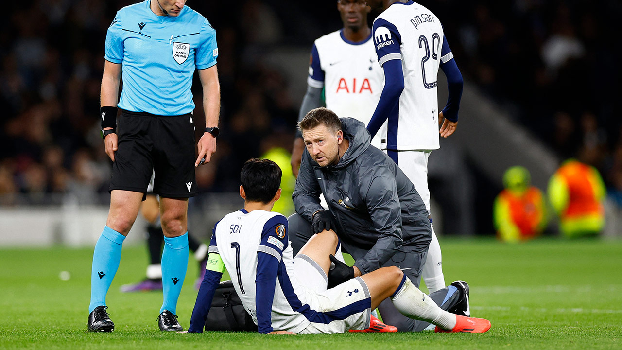 '근육 부상' 손흥민, 유로파리그 원정 불참‥"런던서 회복"