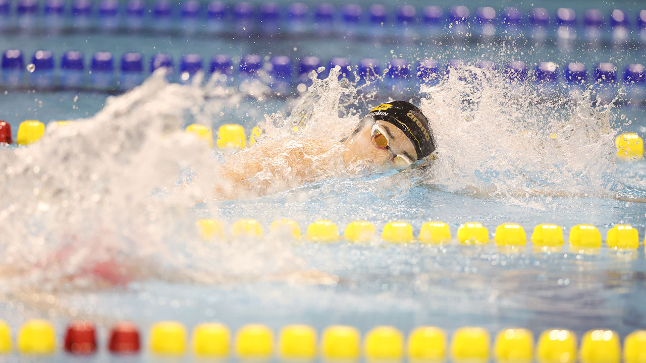 수영 김우민, 자유형 400m도 금메달‥전국체전 4관왕