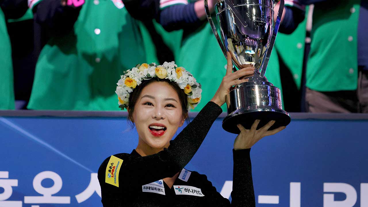 여자당구 김가영, 시즌 3연승·통산 10승 첫 달성