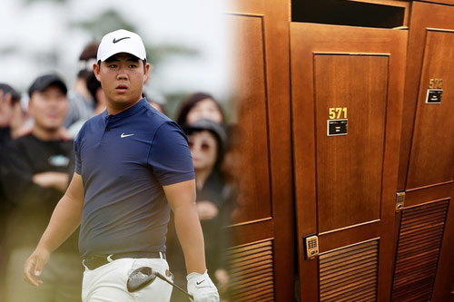 우승 놓치고 라커룸 부순 김주형‥"명백한 내 잘못, 모든 분께 죄송"