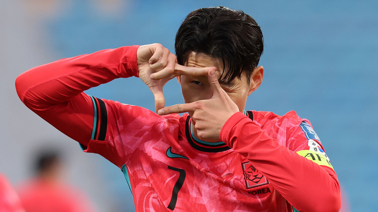 손흥민, A매치 통산 51호골‥황선홍 넘어 역대 최다 2위