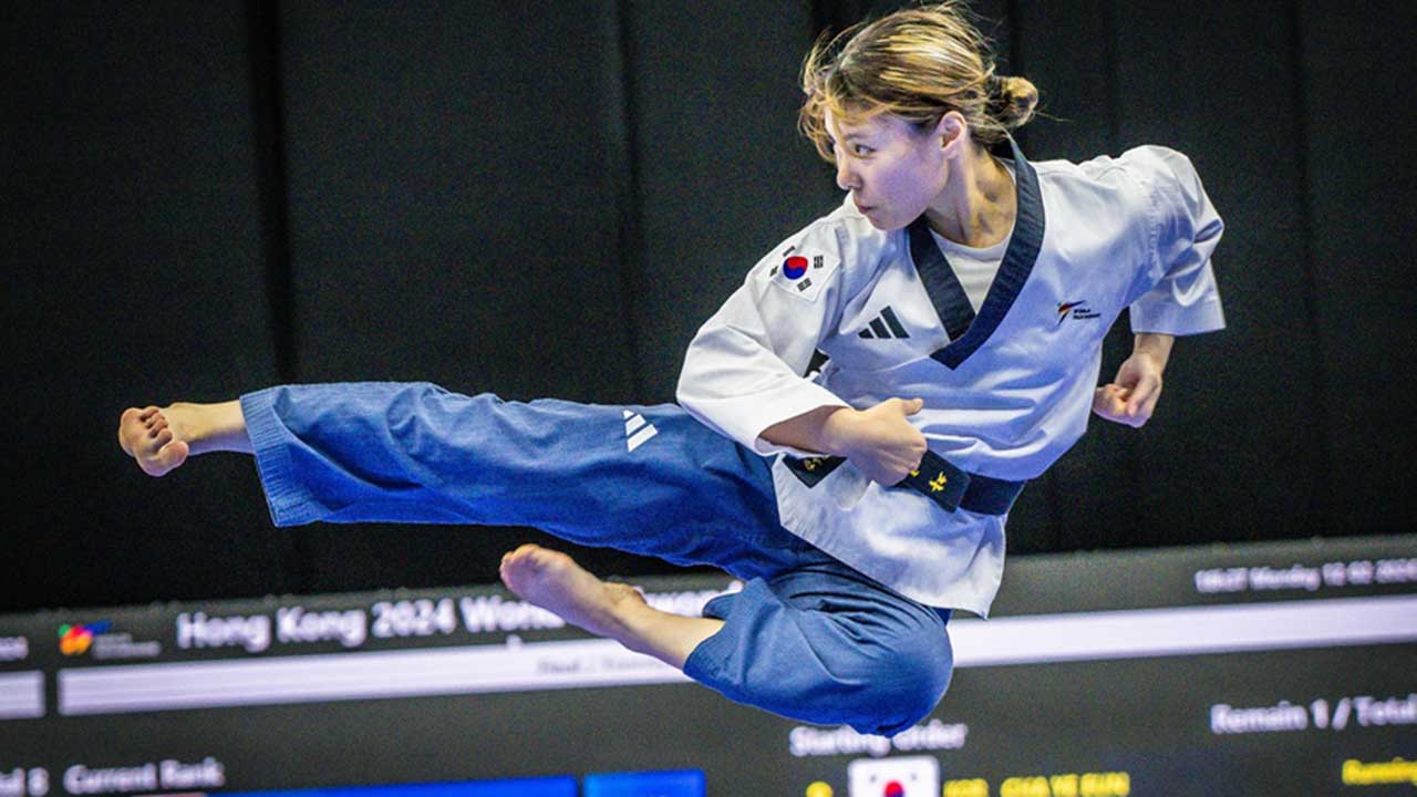 태권도 프리스타일 품새 차예은, 세계선수권 2연패