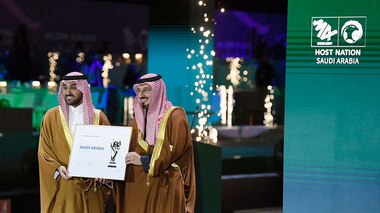FIFA, 2034년 월드컵 사우디아라비아 단독 개최 확정