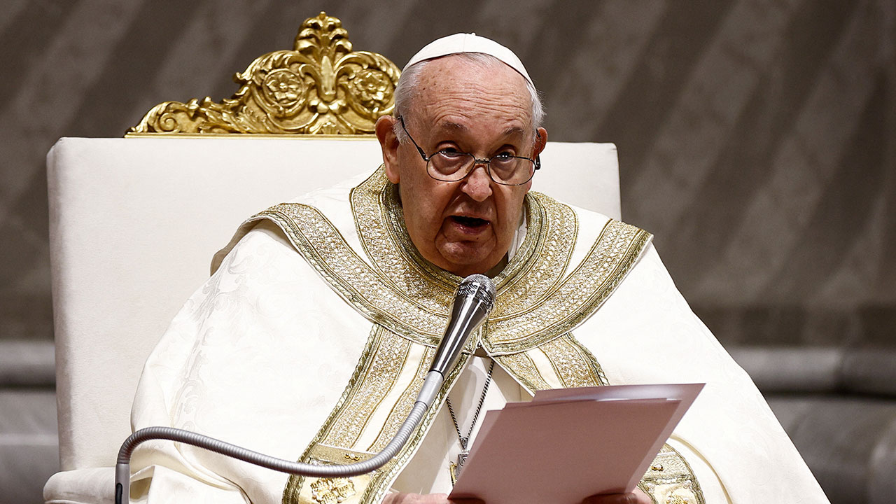 교황 송년 미사 집전‥"마음에 감사·희망이 가득하길"