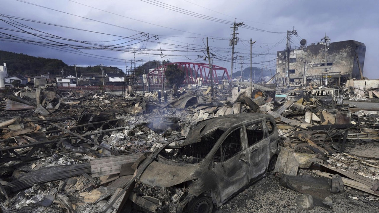 일본 이시카와현 강진, 사망자 62명으로 늘어
