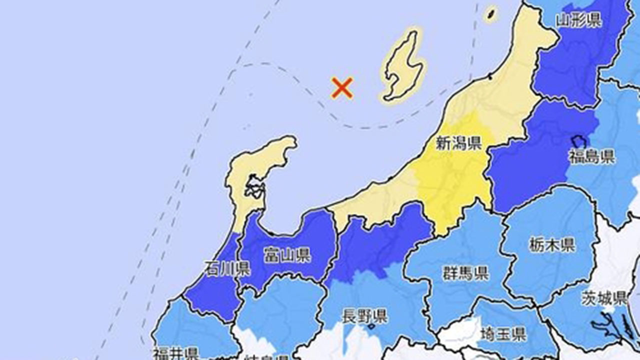 일본 노토반도 인근 해역서 규모 6.0 지진‥"쓰나미 우려 없어"