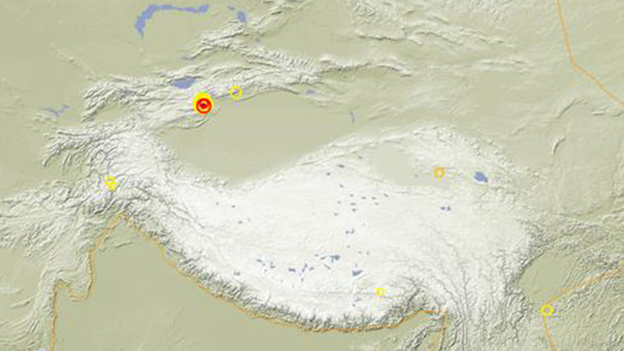 중국 신장지구-키르기스스탄 국경서 규모 6.0 지진