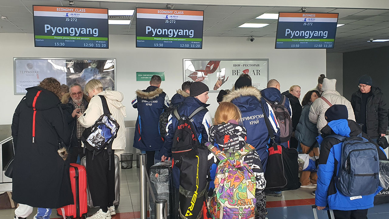 빗장 열린 국경, 러시아 단체관광객 방북