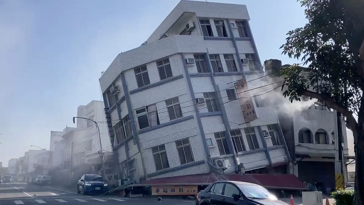 대만서 규모 7.3 강진‥"타이베이서도 감지"