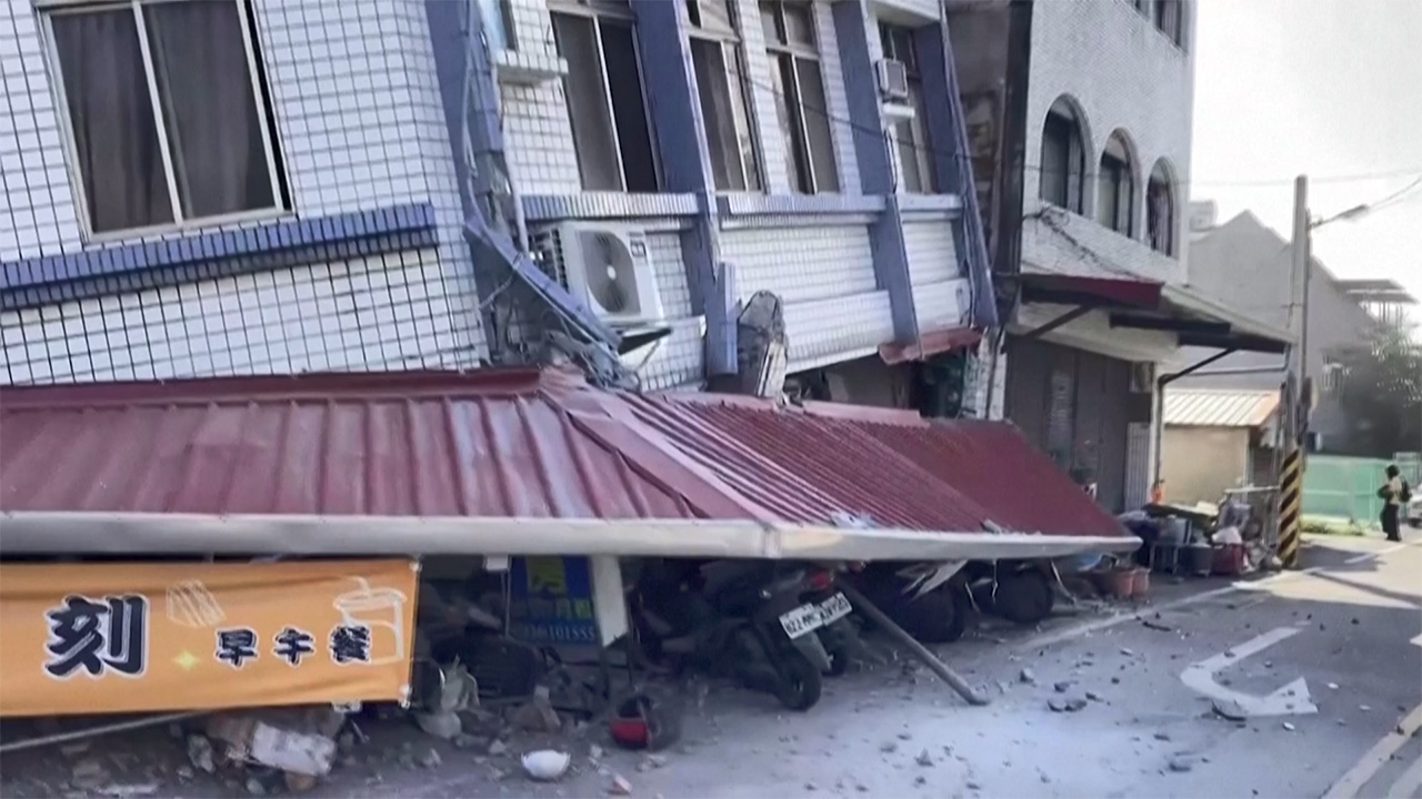 대만서 규모 7.3 강진‥"타이베이서도 감지"