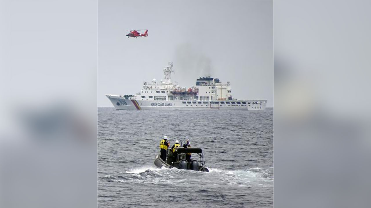 한미일 해양치안기관 동해서 첫 연합훈련