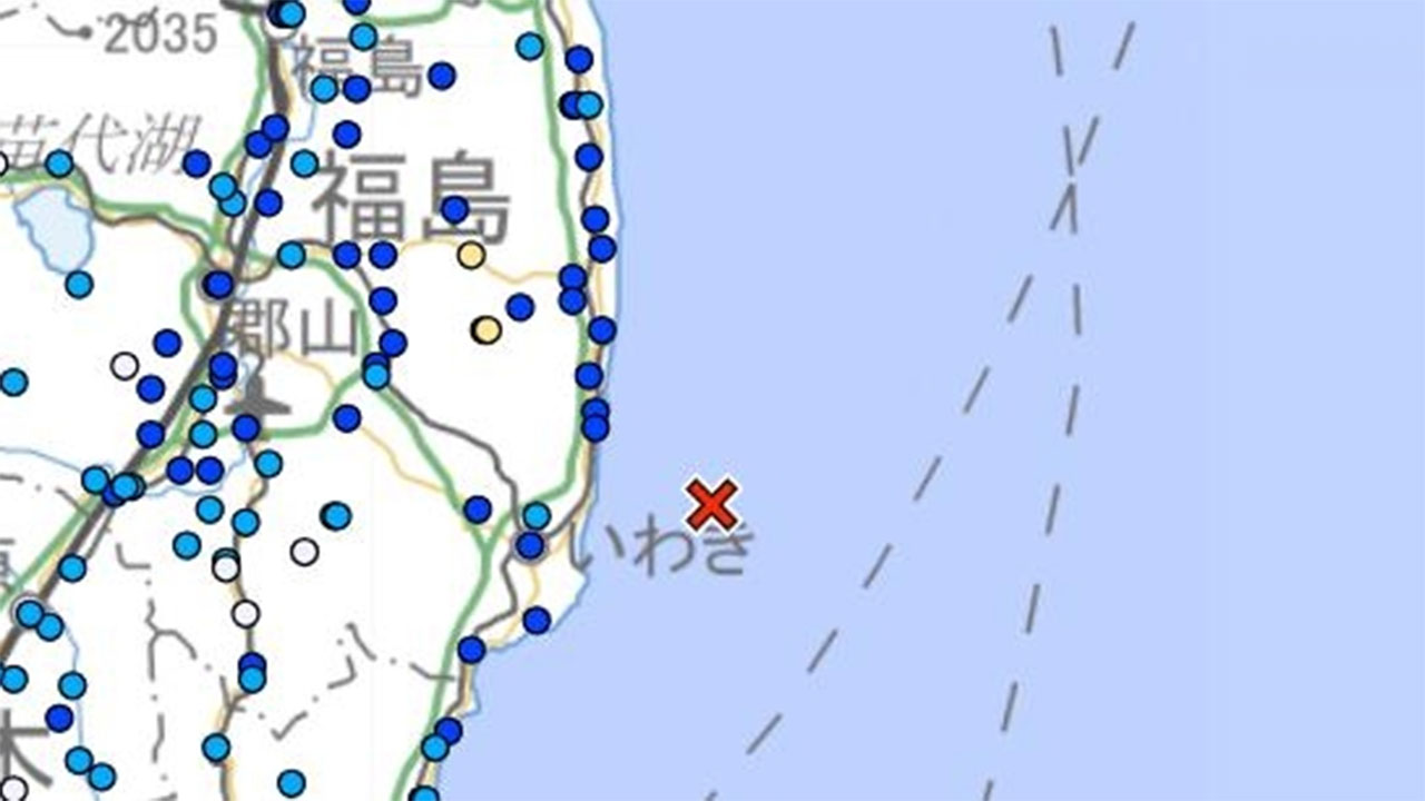 日후쿠시마 앞바다 규모 4.9 지진‥"원전에 이상 없어"