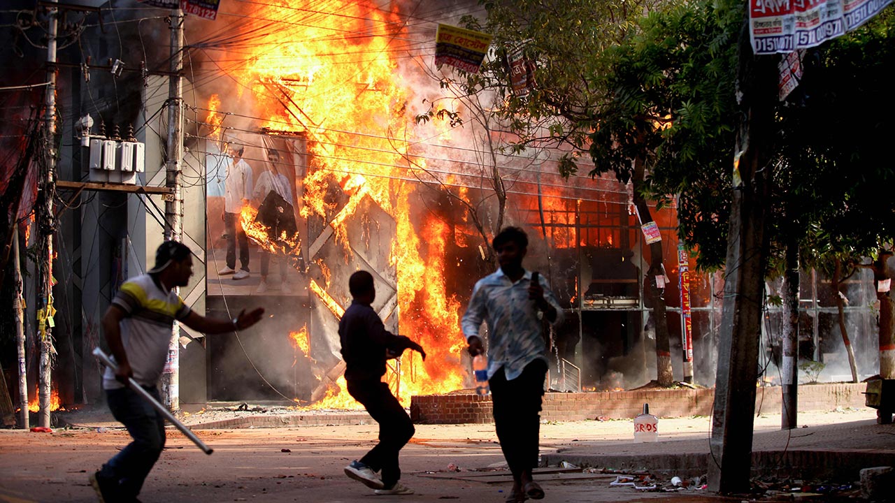 방글라데시 반정부 시위 유혈사태 악화‥사망자 100명 육박