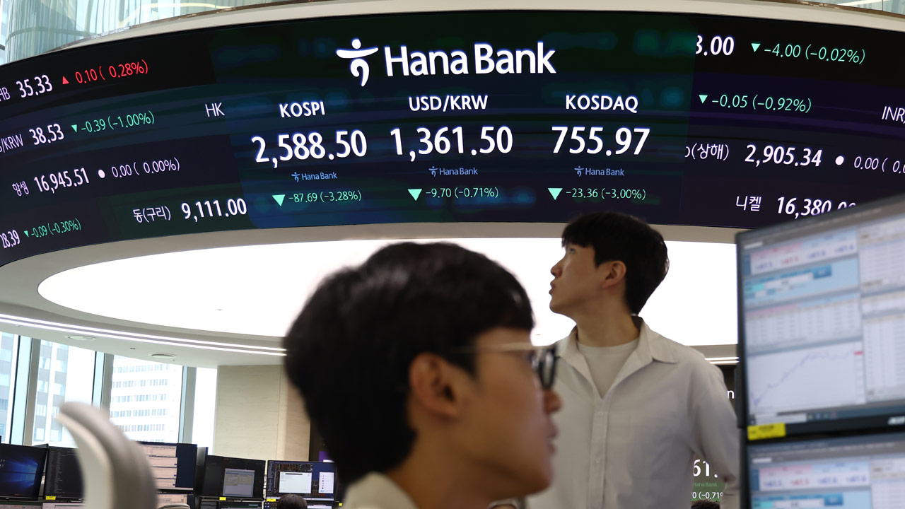 미국 경제 침체 우려‥아시아 증시 '블랙먼데이'