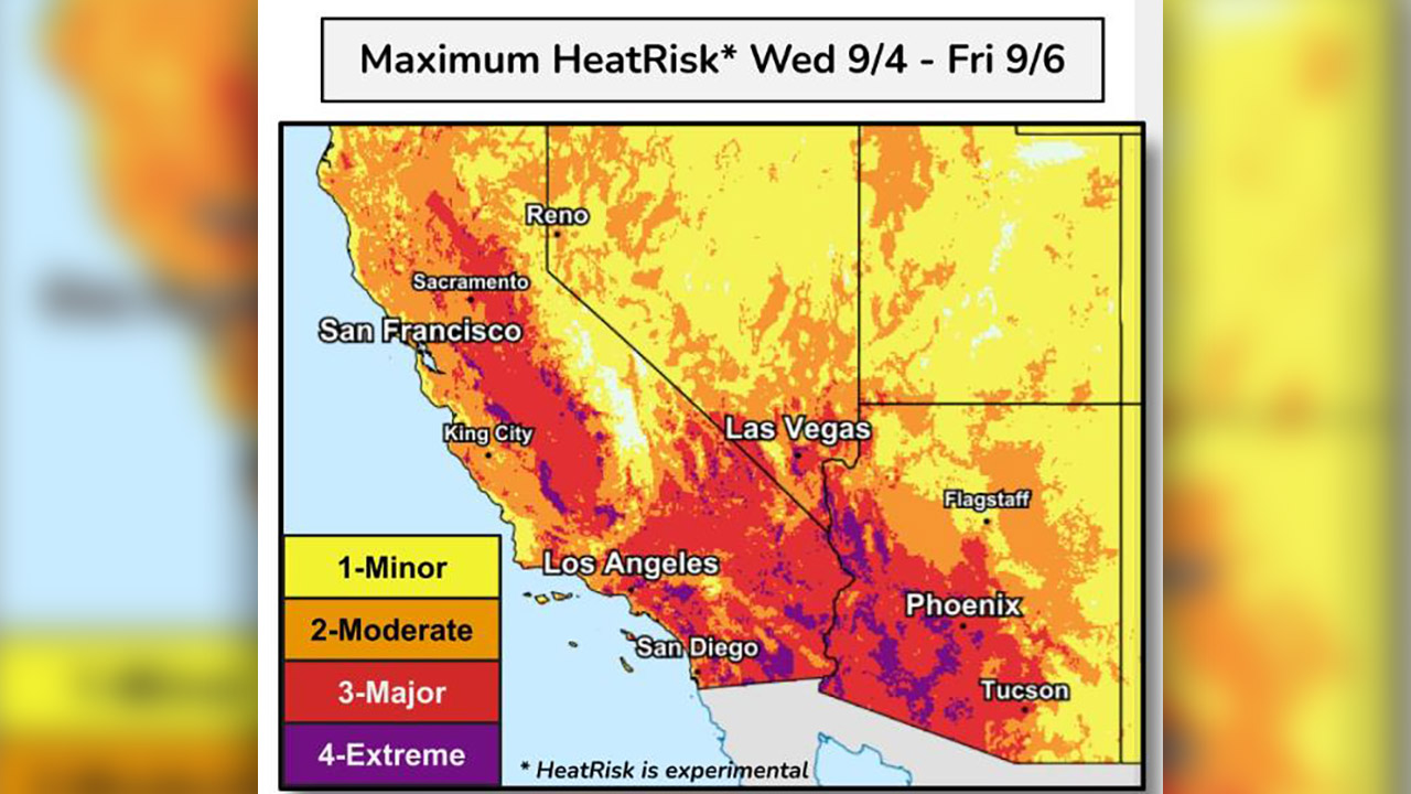 美 서남부 늦여름 폭염 경보‥LA 주중 최고 43도 예보