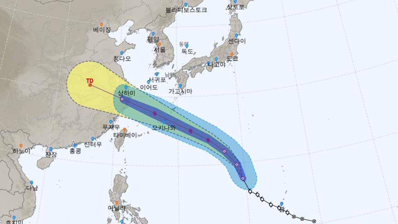 중국, 태풍 '버빙카' 추석 연휴 동부 강타 가능성에 긴장
