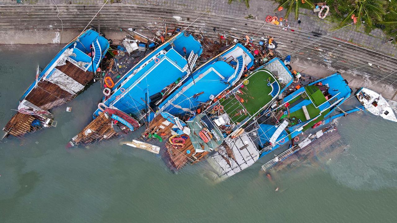 태풍 야기 강타에‥베트남 하롱베이 '초토화'·태국 홍수 확산